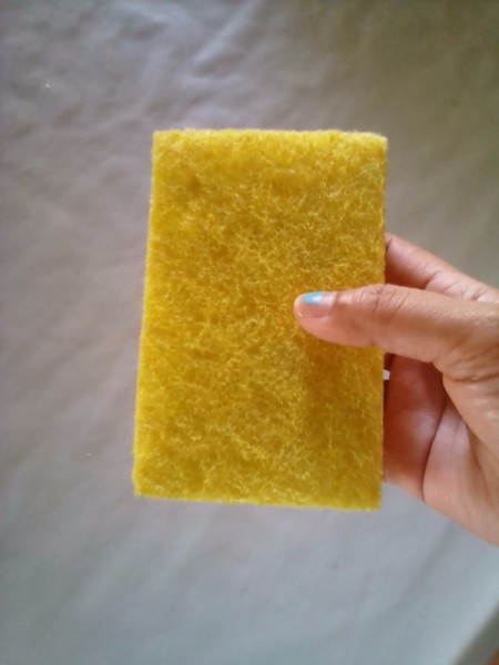 Sponge Car Air Freshener - yellow sponge