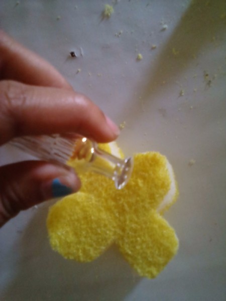 Sponge Car Air Freshener - add essential oil