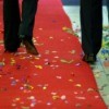 Confetti on Red Carpet