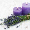 Candles With Lavender