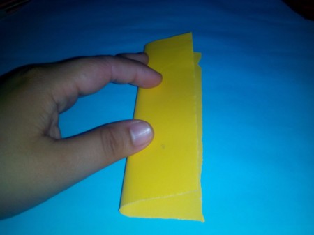 Layered Paper Flowers - fold one sheet in half