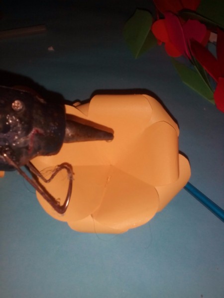 Layered Paper Flowers - begin adding layers from largest to least number of petals