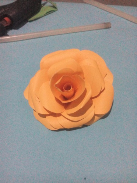 Layered Paper Flowers - finished flower