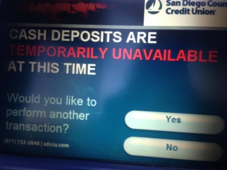 Count Cash Before Inserting into ATM