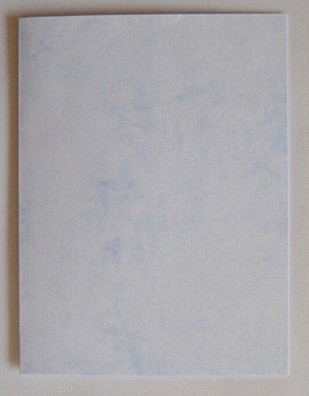 Homemade #1 Dad Card - score light blue paper to make your card