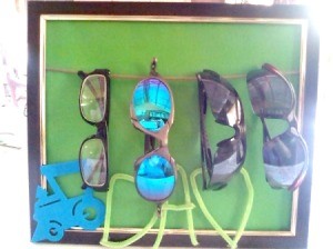 Frame of Shades for Father's Day - photo frame for hanging sunglasses