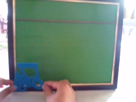 Frame of Shades for Father's Day - make decorations