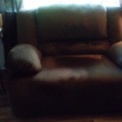Finding a Cover for an Extra Wide Seat Cuddler Recliner - brown recliner