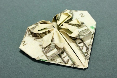 Dollar
Origami Heart
