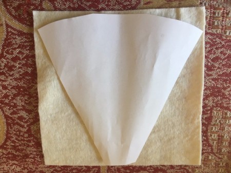 DIY Unicorn Headband - cut paper pattern for horn