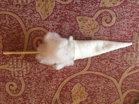 DIY Unicorn Headband - stuff the horn