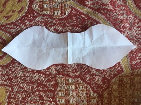 DIY Unicorn Headband - draw ear shape on paper