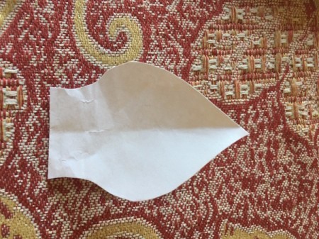 DIY Unicorn Headband - fold paper in half