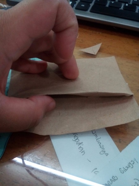 Budget Organizer Notebook - folded