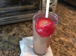 Fruit and Cacao Breakfast Drink