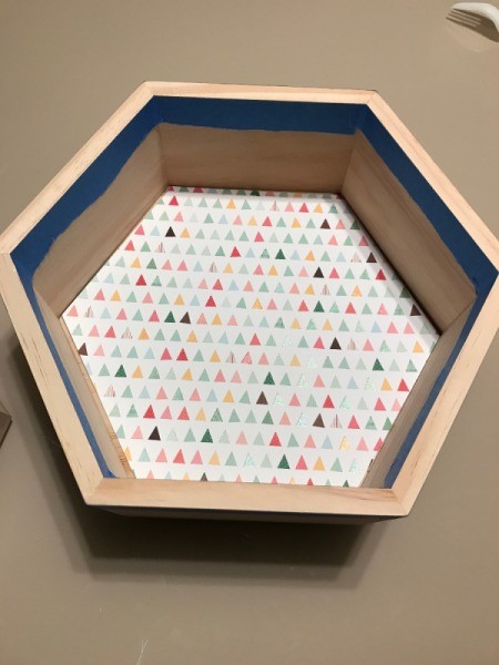 Honeycomb Hexagon Personalized Shelf - other optional paper