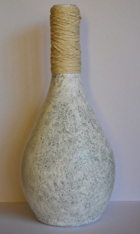 Sea Fever Recycled Bottle Vase - wrapped neck