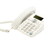 white telephone