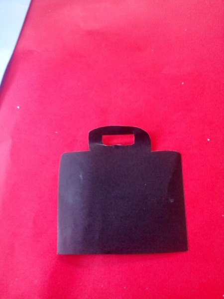 Describing My Dad Card - small black suitcase cut out