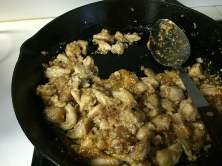 cooking Sesame Chicken