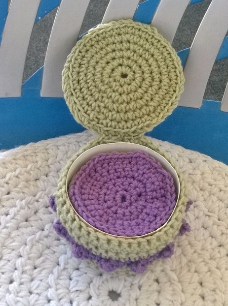 Crochet Koaster Keeper - coasters in box
