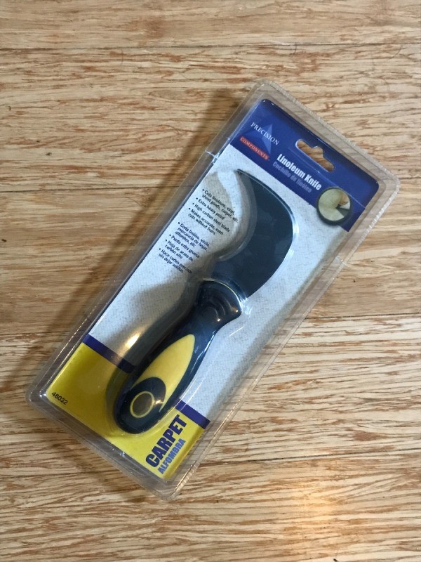 Using a Linoleum Knife in the Garden - knife in package