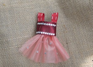 Ballet Dress Brooch - cute ballet dress pin