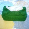 Lego Tissue Box Cover - finished box cover