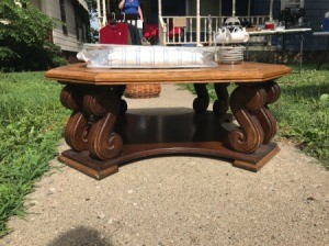 Value of a Mersman Coffee Table - heavy oak coffee table