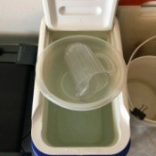 Reuse Waste Water from Water Filter - water collected in cooler