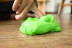 Green flarp putty.