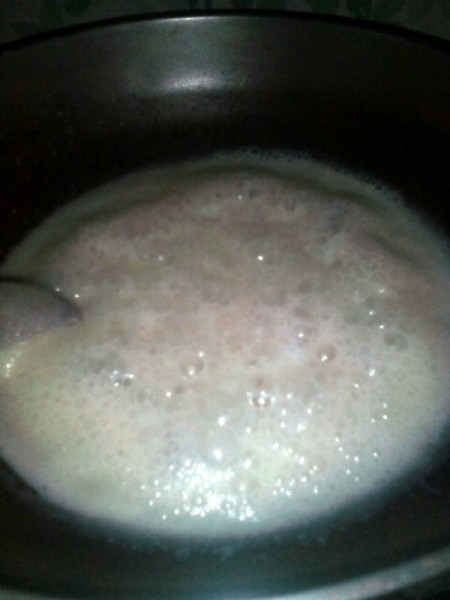 bubbling condensed milk