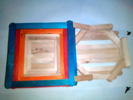 Mug Holder with Goody Compartment - layers