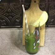 Green Smoothie in glass