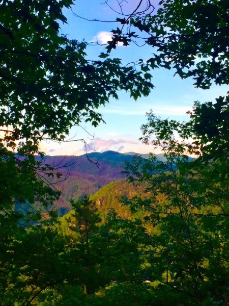 Sunset on the Appalachian Trail