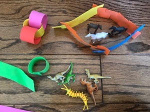 Foam Fun Activities - corral and other links, also toy horses and dinosaurs