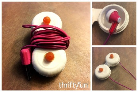 Using Contact Lens Case as Earbud Headphones Case