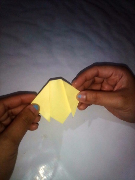 Folded Paper Puppy - ears made