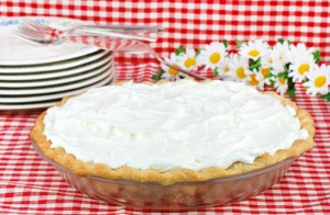 Delicious cream pie.