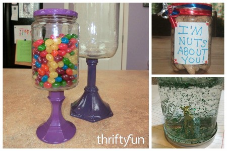 Crafts Using Recycled Glass Jars