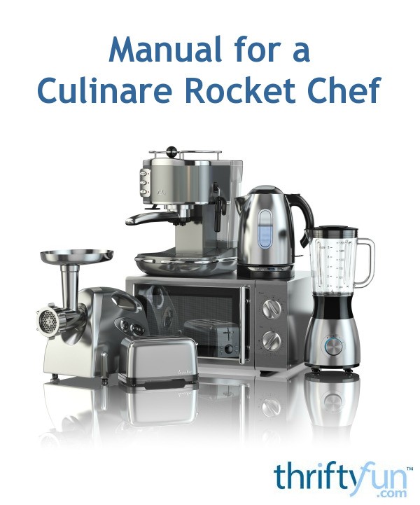 Instruction Manual Culinare Rocket Chef 2