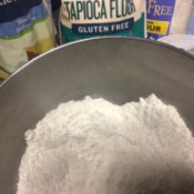Gluten Free Flour Mix ingredients in bowl