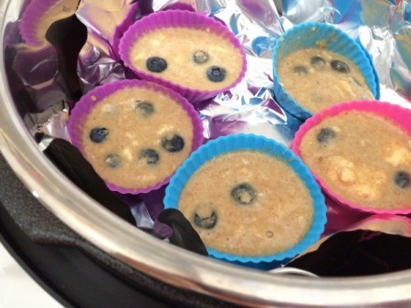 layer of silicon cups in pressure cooker