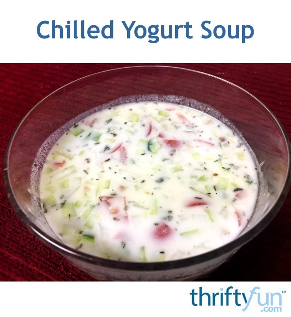 Chilled Yogurt Soup ThriftyFun