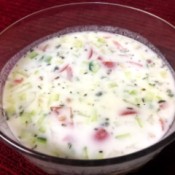 bowl of Chilled Yogurt Soup