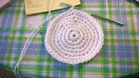 Crocheted Catnip Mouse and Bunny Toys - making tail