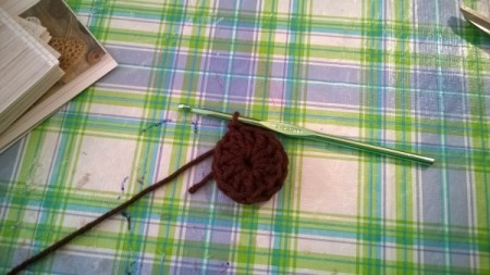 Crocheted Catnip Mouse and Bunny Toys - beginning bunny