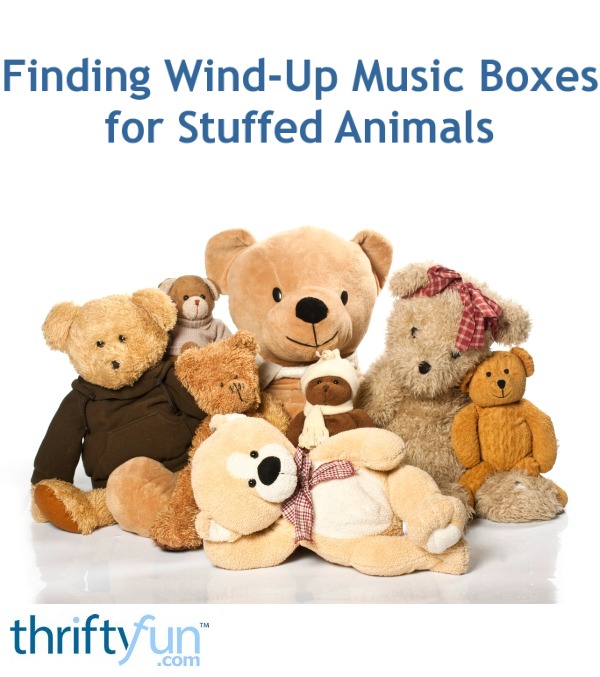 box of stuffed animals