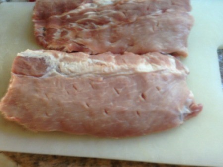 pierced Pork Back Ribs