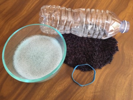 Upcycled Bubble Snake Maker - supplies